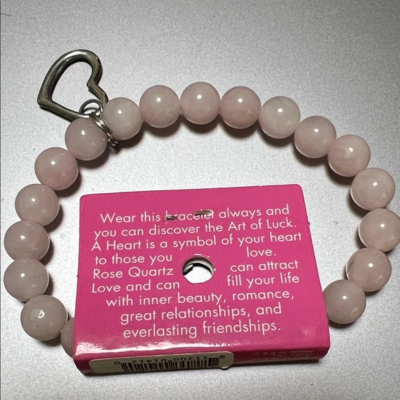 Jewelry - Rose Quartz Heart Bracelet